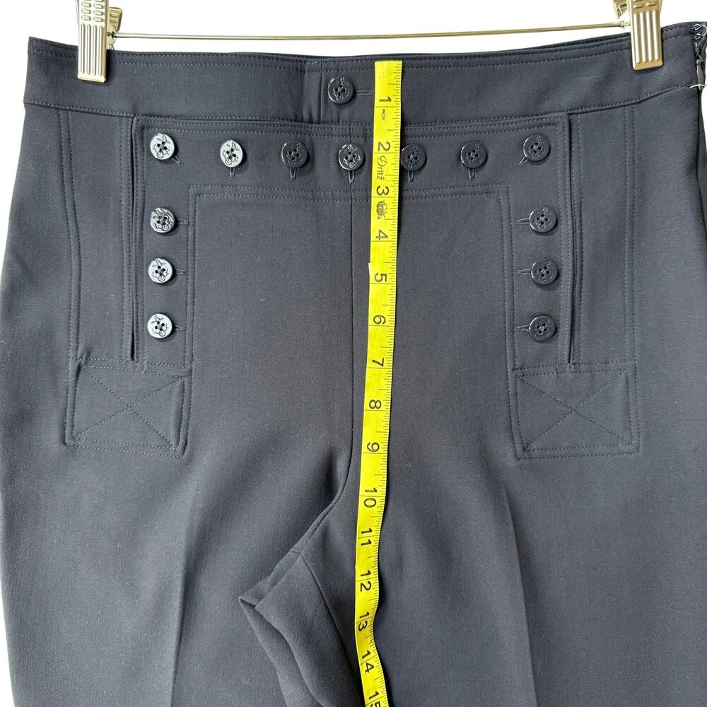 LAUREN RALPH LAUREN Women's Double Faced Crepe Sailor Pants SZ 6 - Picture 9 of 10
